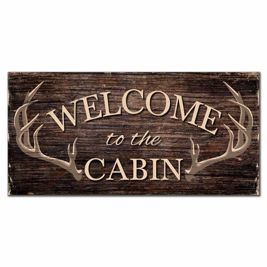 Fan Creations 6x12 Leisure Welcome to the Cabin 6x12