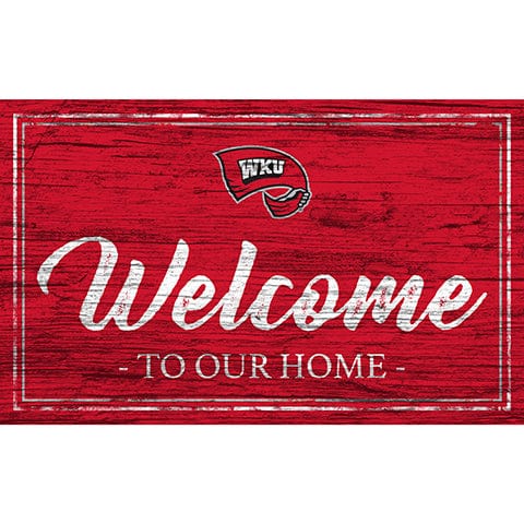 Fan Creations 11x19 Western Kentucky Team Color Welcome 11x19 Sign