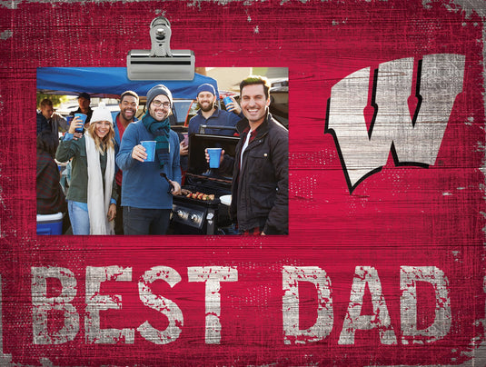 Fan Creations Desktop Stand Wisconsin Best Dad Clip Frame