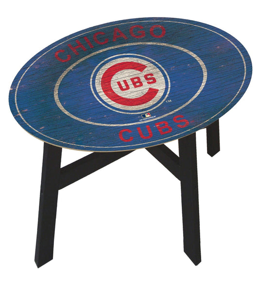 Fan Creations Home Decor Chicago Cubs  Heritage Logo Side Table