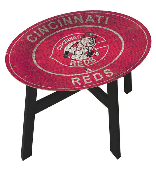 Fan Creations Home Decor Cincinnati Reds  Heritage Logo Side Table