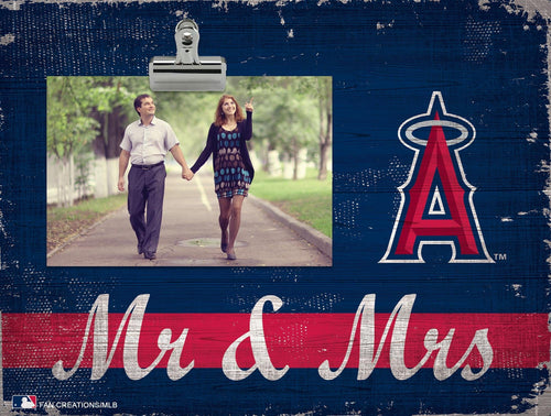 Fan Creations Desktop Stand Los Angeles Angels Mr & Mrs Clip Frame