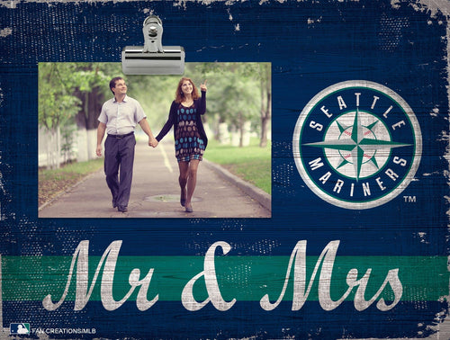 Fan Creations Desktop Stand Seattle Mariners Mr & Mrs Clip Frame