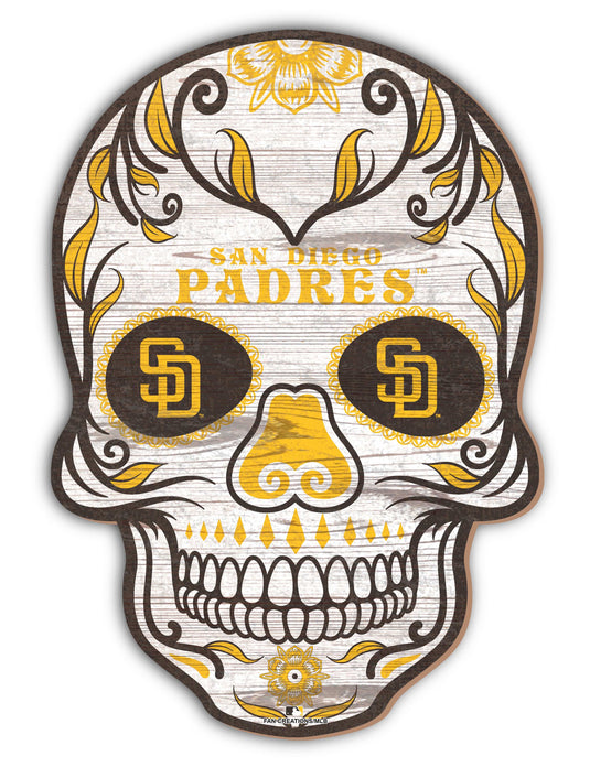 Fan Creations Holiday Home Decor San Diego Padres Sugar Skull 12in