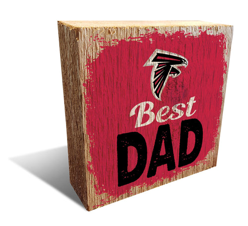 Fan Creations Desktop Stand Atlanta Falcons Best Dad Block