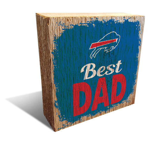 Fan Creations Desktop Stand Buffalo Bills Best Dad Block