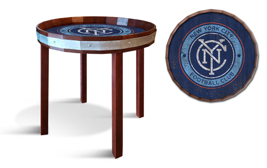 Fan Creations Wall Decor New York City FC  Barrel Top Side Table